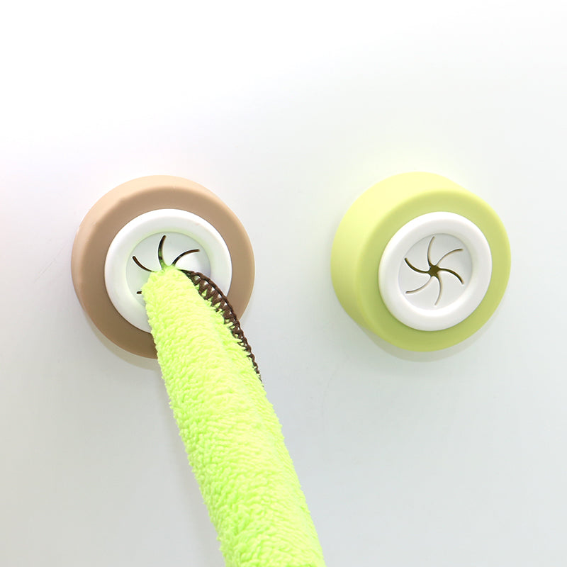 No-Drill Wall-Mounted Towel Hook and Rack